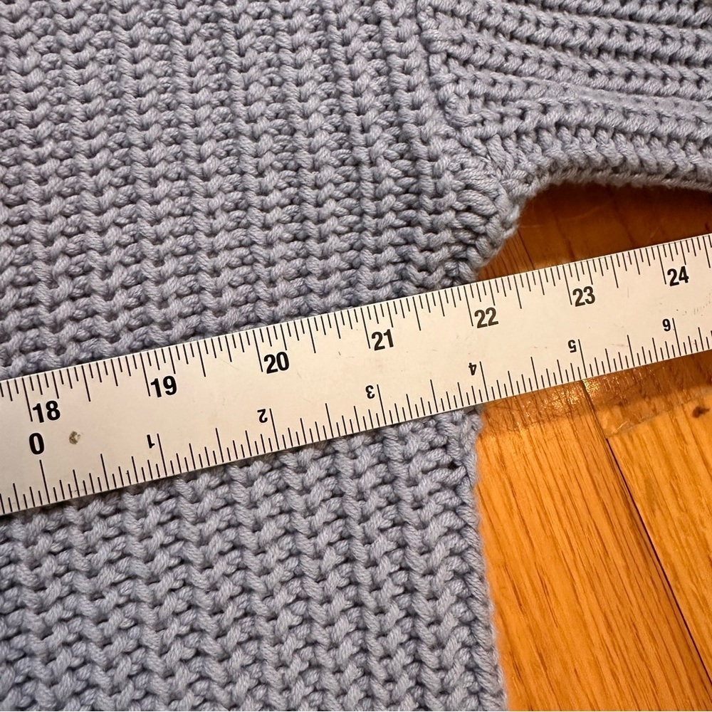 Haven Well Within fisherman sweater featuring a button-up mock neck. Sz M (a1) - Picture 8 of 16